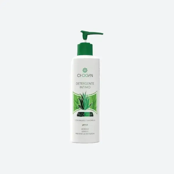 Gel intim bio CHOGAN cu aloe vera, nalbă și mușețel – 260 ml